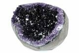 Wide, Deep Purple Amethyst Geode - Uruguay #379375-2